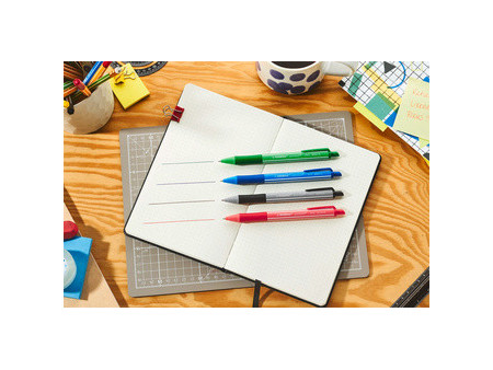 STABILO Stylo à bille rétractable pointball colorful, vert