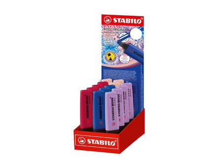 STABILO Surligneur BOSS ORIGINAL NatureCOLORS, 15 pièces