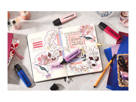 STABILO Surligneur BOSS ORIGINAL NatureCOLORS, 15 pièces