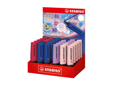 STABILO Surligneur BOSS ORIGINAL NatureCOLORS, 30 pièces