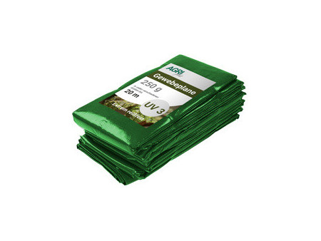 AGRIplus Bâche toile avec oeillets, 8 x 10 m, 250 g/m2, vert