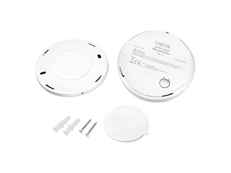 LogiLink Détecteur de chaleur, alarme: env. 85 dB, blanc