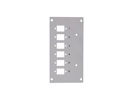 LogiLink Façade pour boîte d'épissures, pour 12 ports
