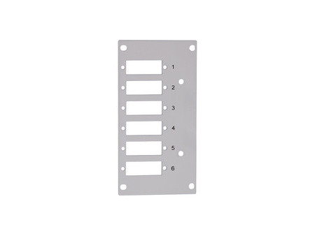 LogiLink Façade pour boîte d'épissures, pour 12 ports