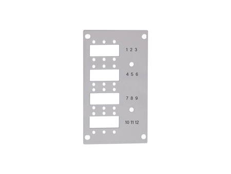 LogiLink Façade pour boîte d'épissures, pour 12 ports