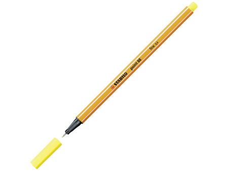 STABILO Feutre à pointe fine point 88, jaune citron