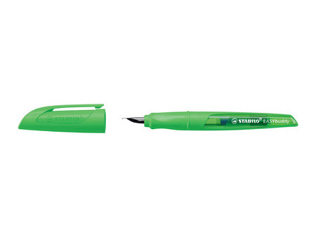 STABILO Stylo plume EASYbuddy FLUO M, pour droitiers, rose