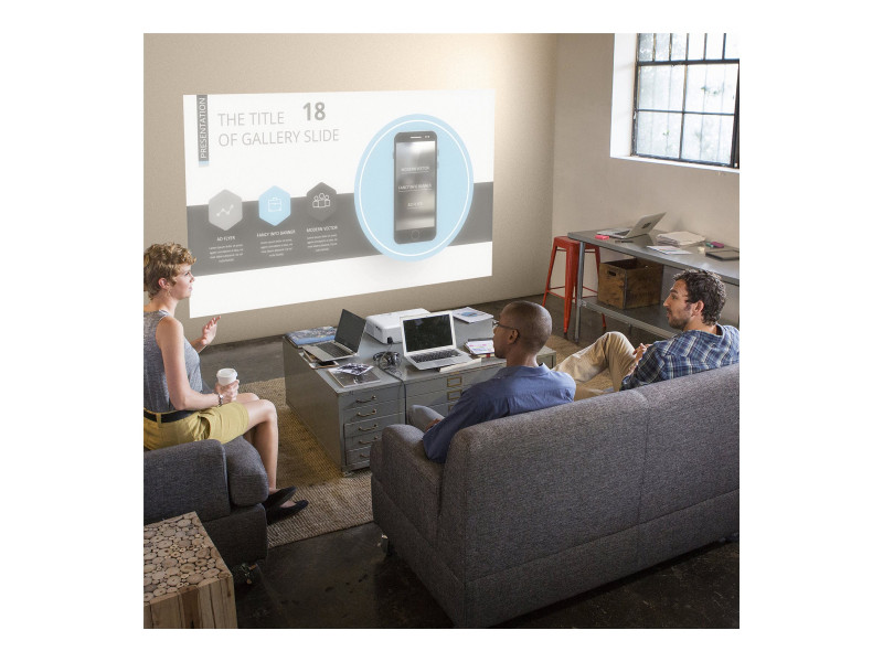 EPSON CO-W01 Projector 3LCD WXGA 3000lm