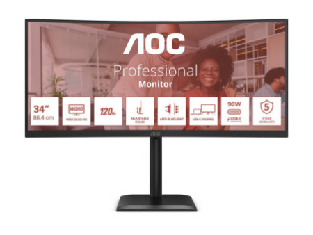 AOC CU34E4CV 34p UWQHD VA 120Hz 21:9