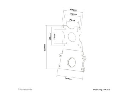 NEOMOUNTS FPMA-VESAMAC2127 Adapter Plate