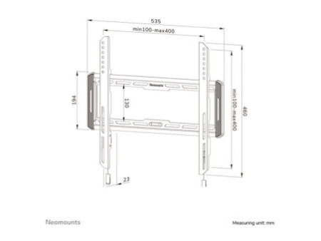NEOMOUNTS WL30-550BL14 Fixed Wallmount
