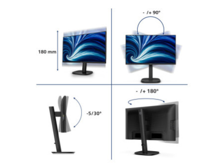 PHILIPS 24p 1920x1200 100Hz IPS Flat