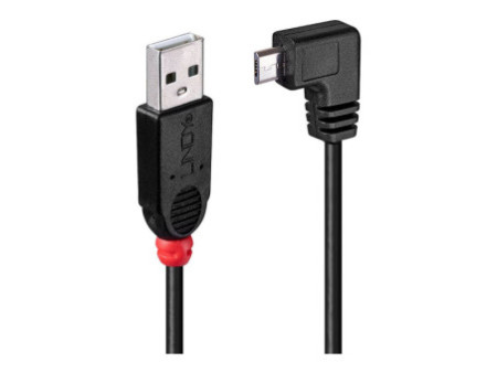 LINDY USB 2.0 Type A/Micro-B 90 1m