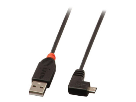 LINDY USB 2.0 Type A/Micro-B 90 1m