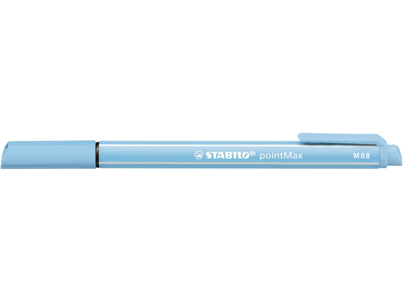 STABILO Stylo-feutre pointMax, bleu azur