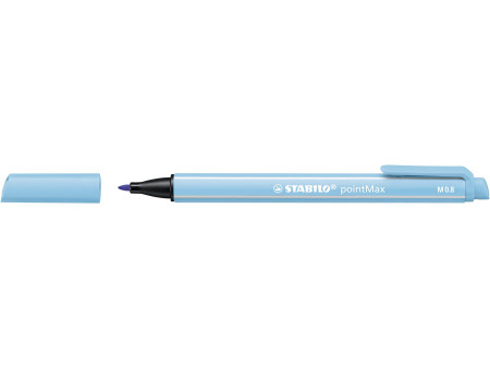 STABILO Stylo-feutre pointMax, bleu azur