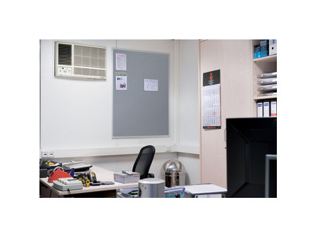 FRANKEN Tableau en textile X-tra!Line, 1.500x1.000mm, noir