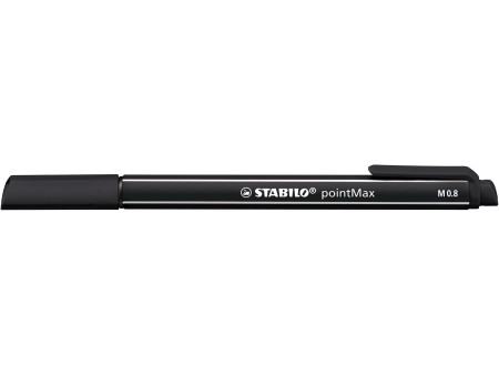 STABILO Stylo-feutre pointMax, étui en plastique de 4