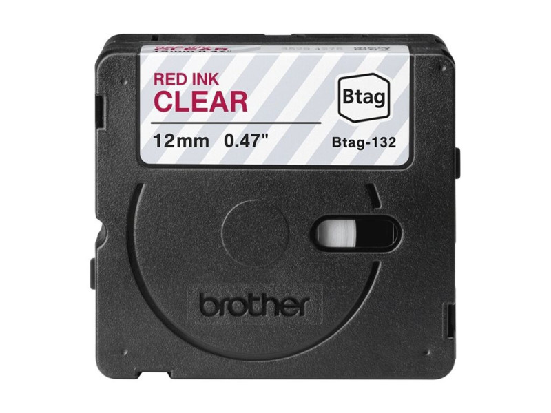 BROTHER BTAG132 Ribbon 12MM Red