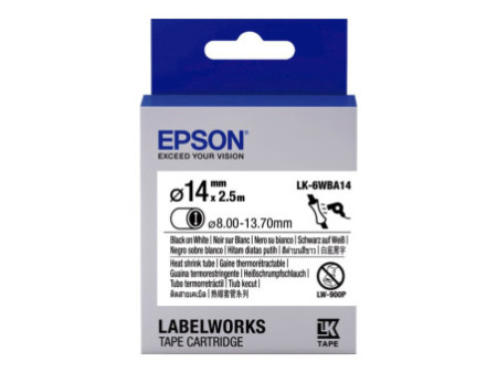 EPSON Ruban LK-6WBA14 -thermorétractable