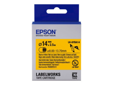 EPSON Ruban LK-6YBA14 -thermorétractable