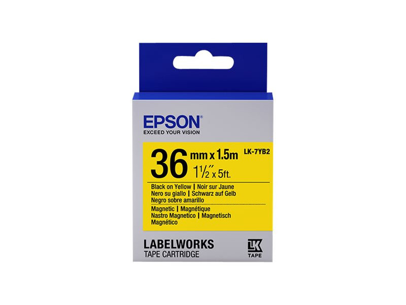 EPSON Label Cartridge LK-7YB2 Magnetic