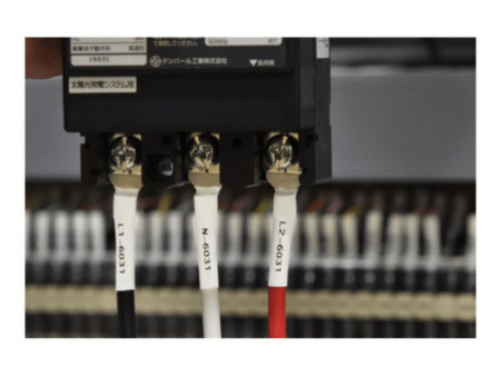 BROTHER Heat Shrink Tube Black on White