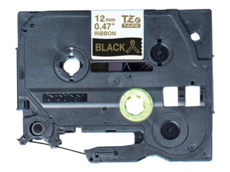 BROTHER P-Touch 12mm black/gold ribbon