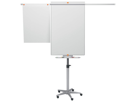 nobo Chevalet de conférence Mobil Stahl Nano Clean, blanc