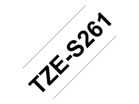 BROTHER TZES261 strong bk/wh 36mm 8m