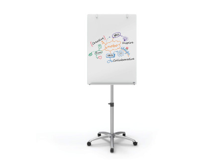 nobo Tableau en verre magnétique mobil, (L)700 x (H)1.000 mm