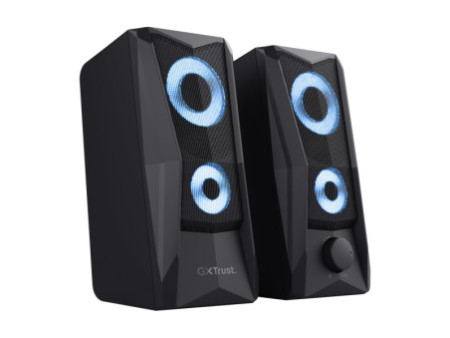 TRUST Enceintes JAVV 2.0 RGB noire