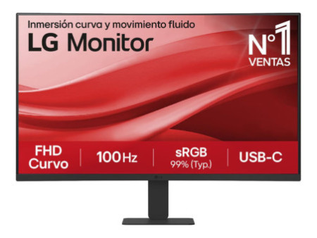 LG 27U421A-B 27p FHD Curved VA 100Hz