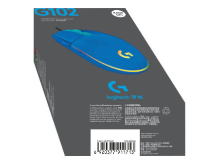 LOGI G102 Lightsync Blue EER