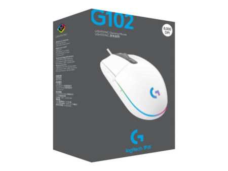 LOGI G102 LIGHTSYNC - WHITE - EER