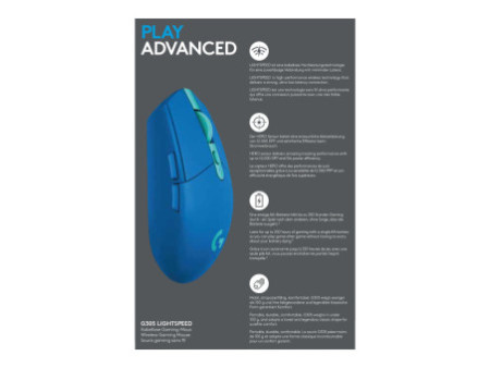 LOGI G305 LightSpeed Wireless Mouse blue