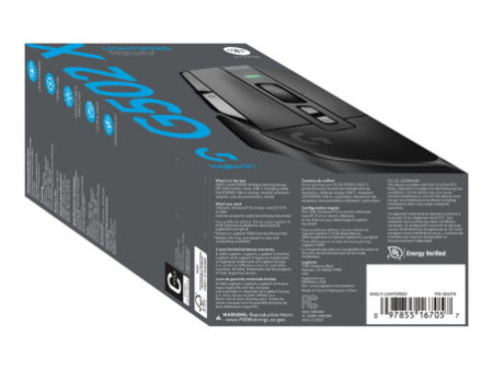 LOGI G502 X LIGHTSPEED - BLACK/CORE EER2