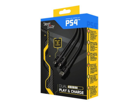 STEELPLAY Dual Play & Charge Cable PS4