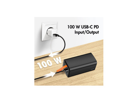 LogiLink Powerbank avec écran, 50.000 mAh, noir