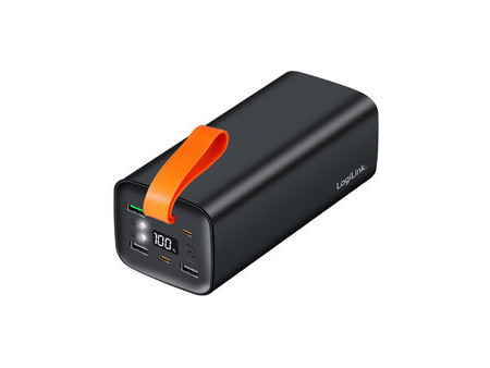 LogiLink Powerbank avec écran, 50.000 mAh, noir