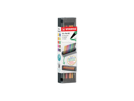 STABILO Feutre Pen 68, boîte de 10