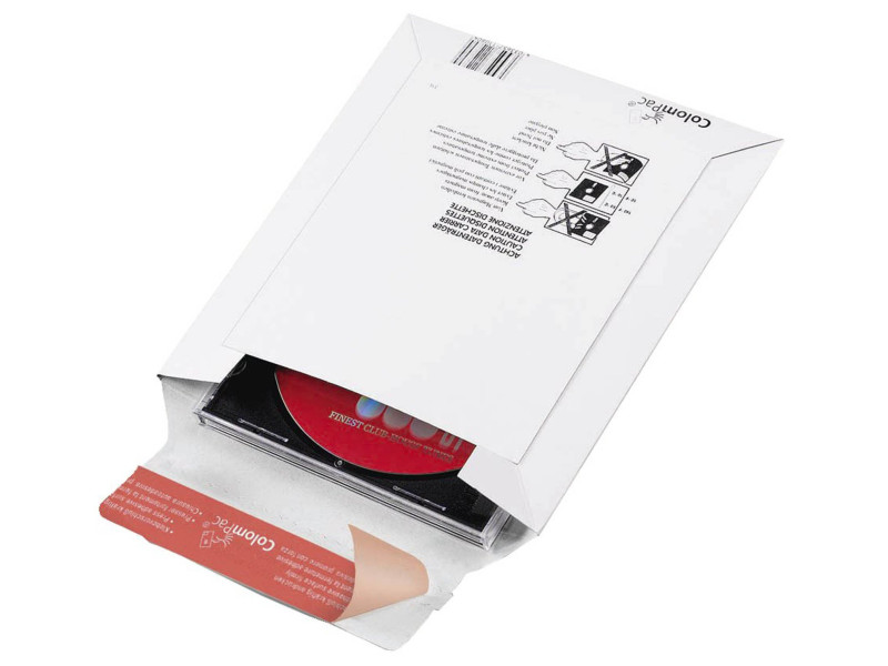 ColomPac Pochette d'expédition CD/Jewelcase, carton rigide,