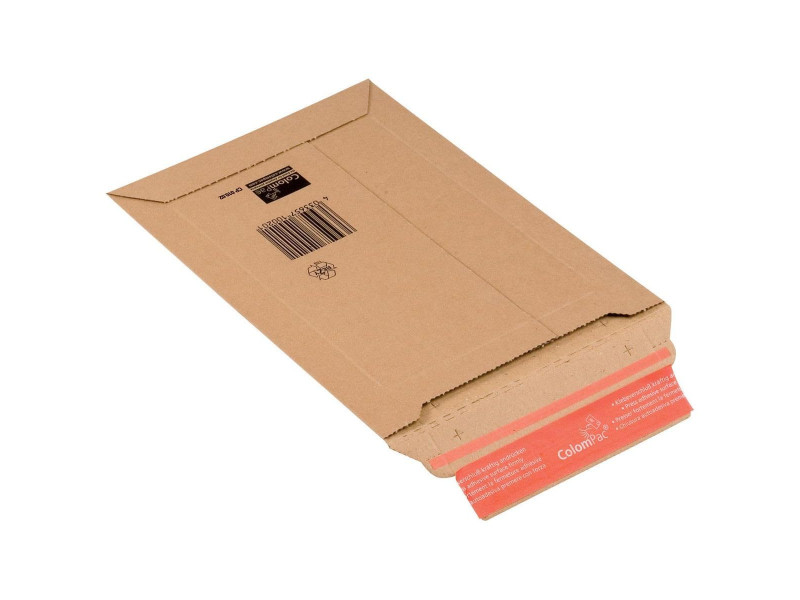 ColomPac Pochette d'expédition, en carton ondulé, B5, marron