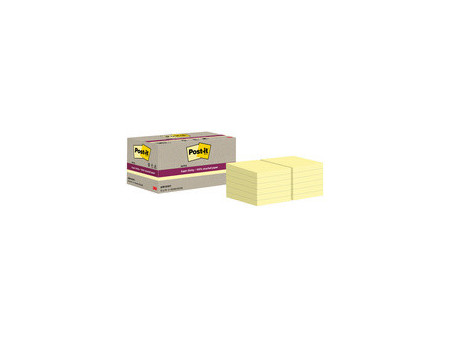 Post-it Bloc-notes super sticky Recycling Notes, jaune