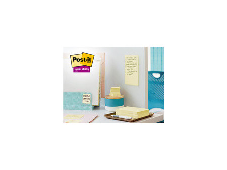 Post-it Bloc-notes super sticky Recycling Notes, jaune