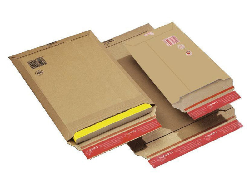 ColomPac Pochette d'expédition, en carton ondulé, A4, marron