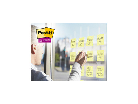 Post-it Bloc-notes super sticky Recycling Z-Notes, jaune