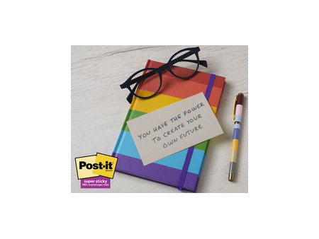 Post-it Bloc-notes super sticky Recycling Notes, pastel