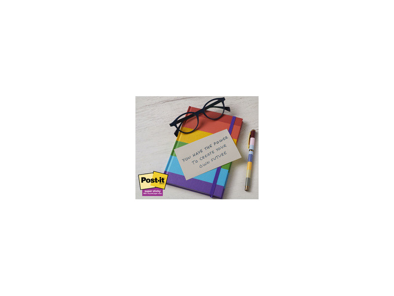 Post-it Bloc-notes super sticky Recycling Notes, pastel