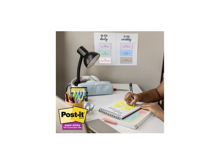 Post-it Bloc-notes super sticky Recycling Notes, pastel